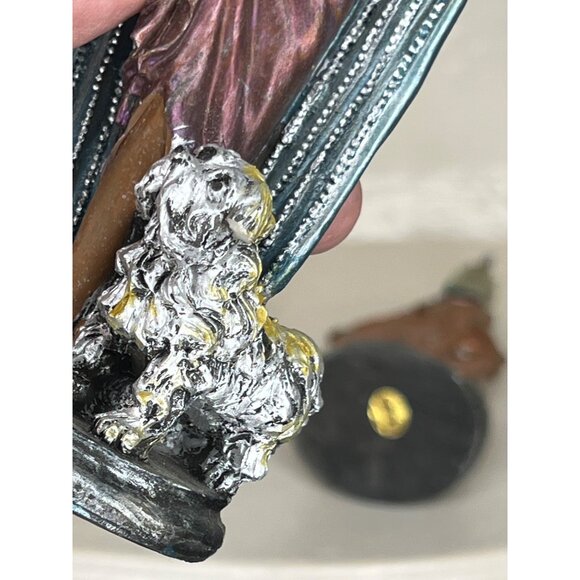 Two statues of two very cute African women with their pets  6" - Picture 9 of 9